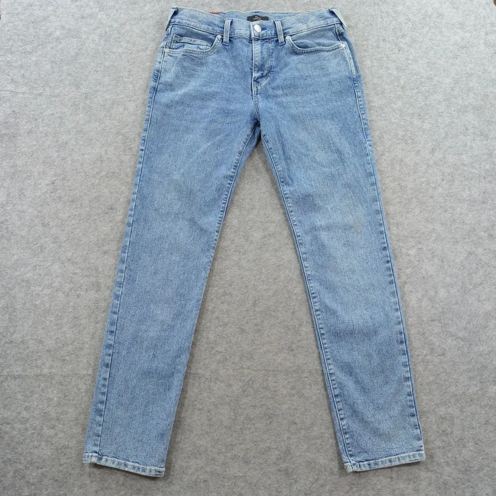 True Religion Jeans Mens 31 Blue Rocco Skinny Mid Rise Stretch Streetwear New